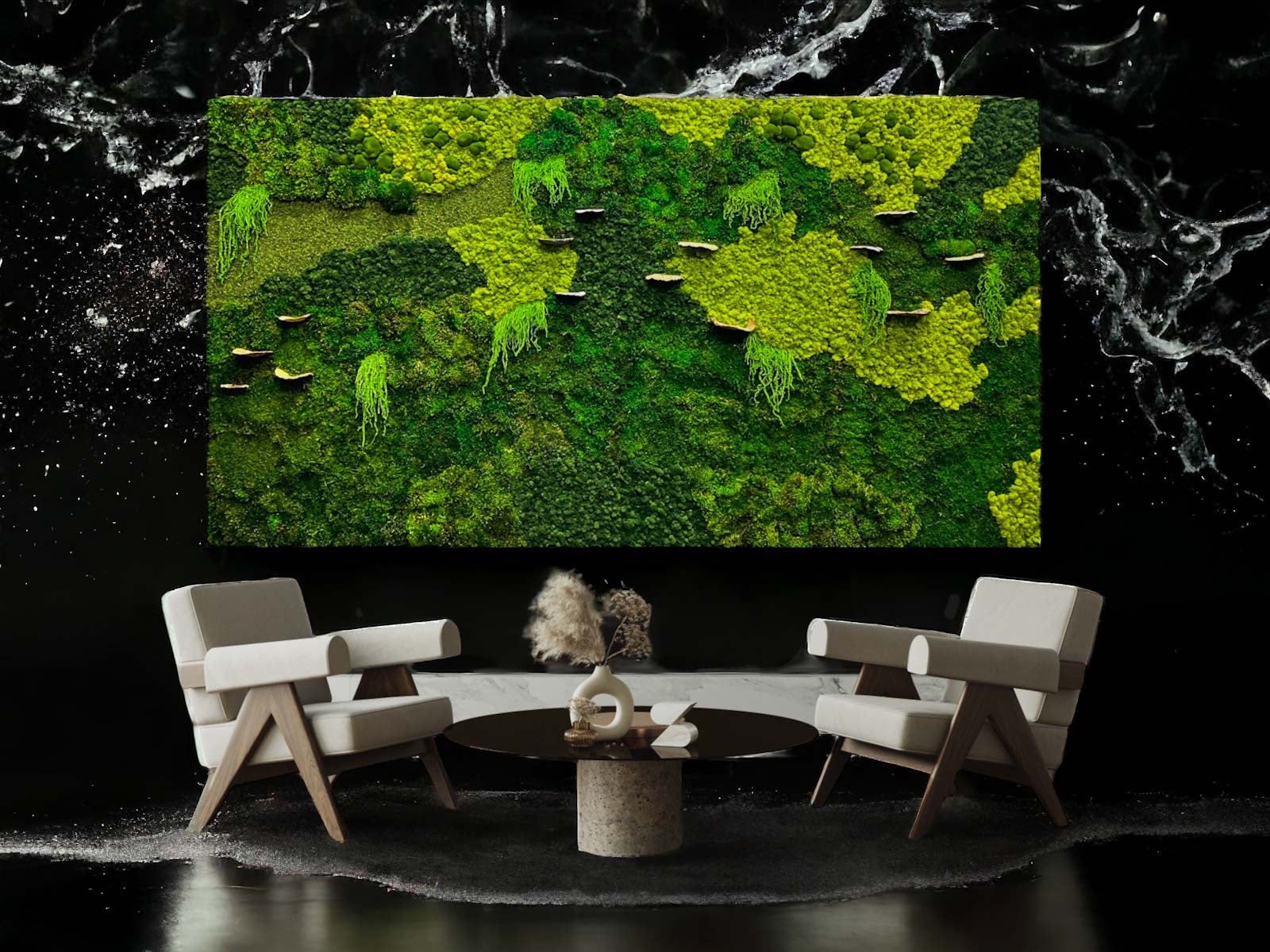 Preserved Moss Wall Panels