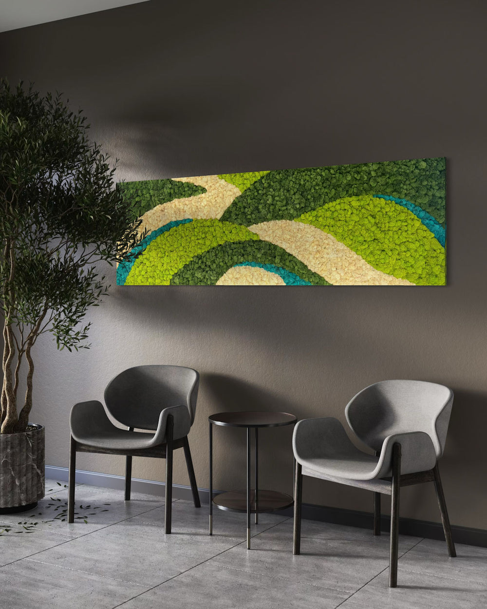 Abstract Modern Moss Art - MossFusion