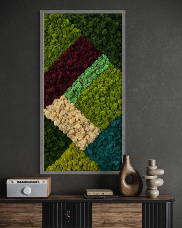 Abstract Moss Wall Art - MossFusion