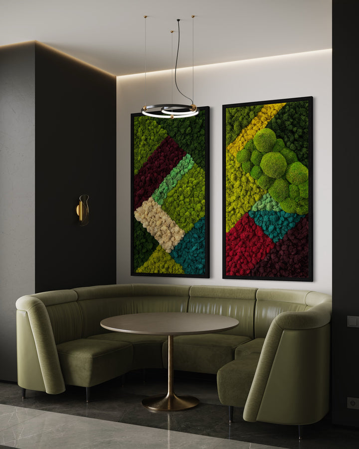 Abstract Moss Wall Art - MossFusion