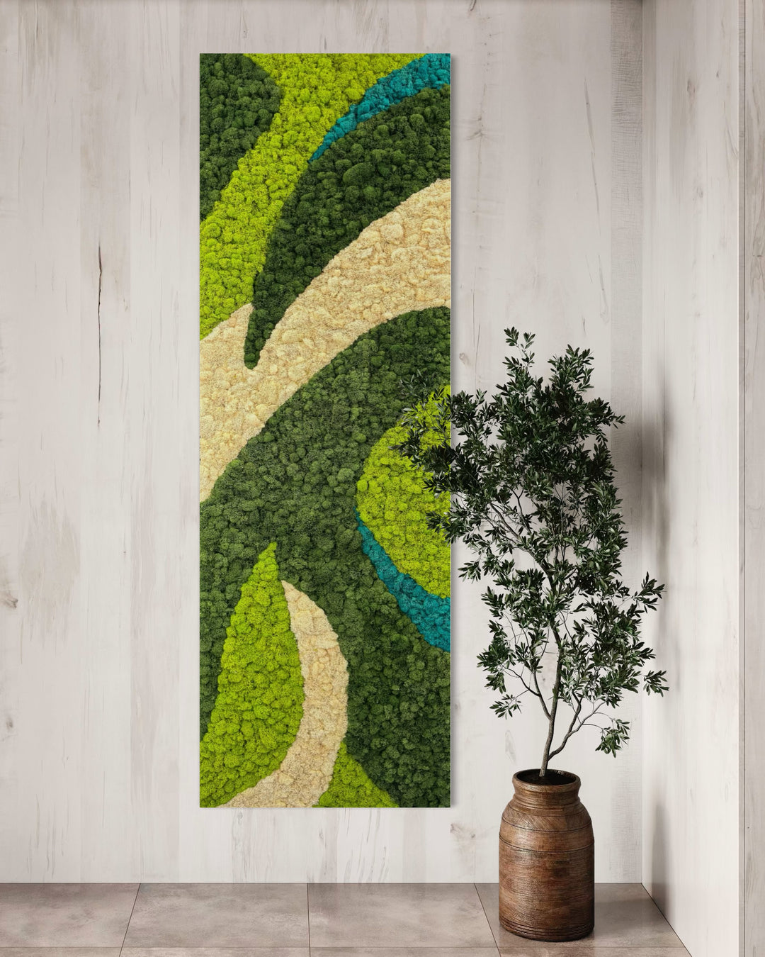 Abstract Modern Moss Art - MossFusion