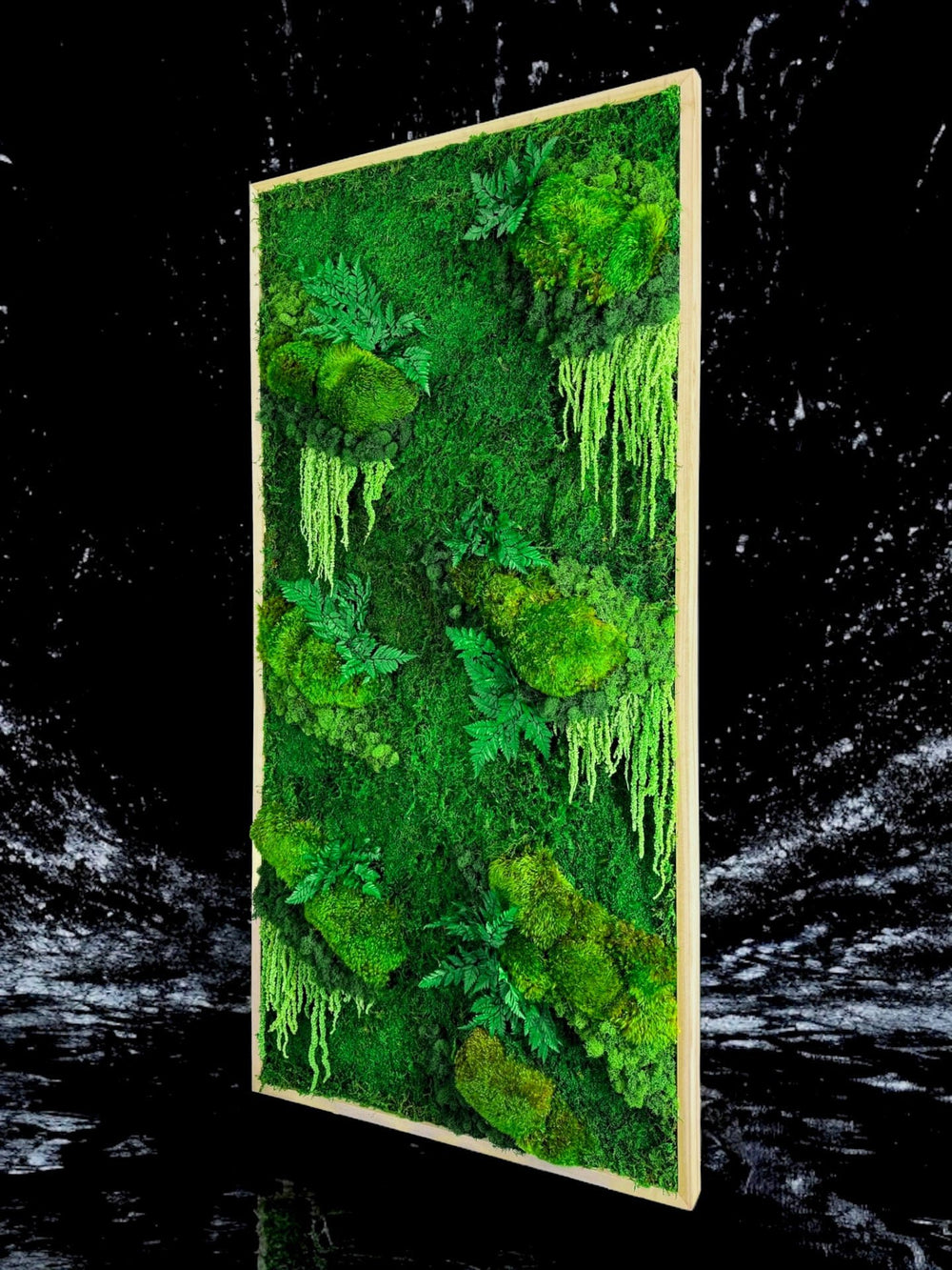 Moss Wall Art with Amaranthus - MossFusion