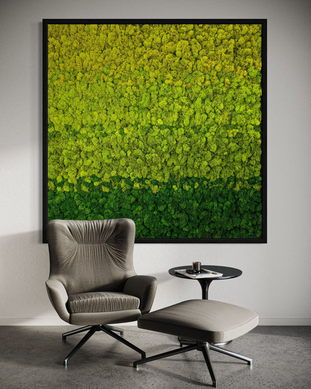 Gradient Ombre Preserved Moss Art - MossFusion