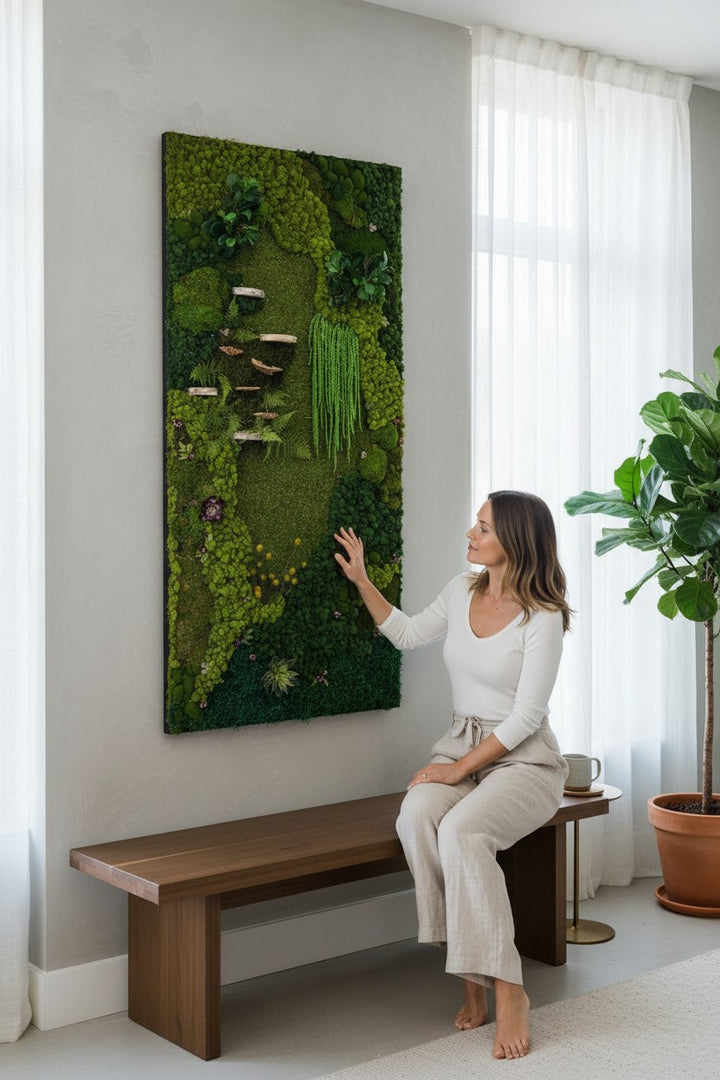 Ecosystem Moss Art Panels