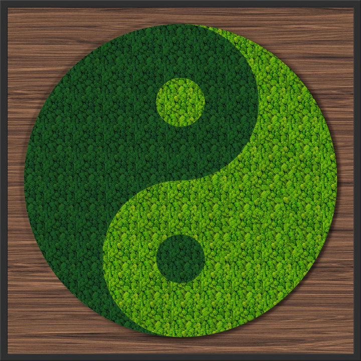 Yin-Yang Moss Art