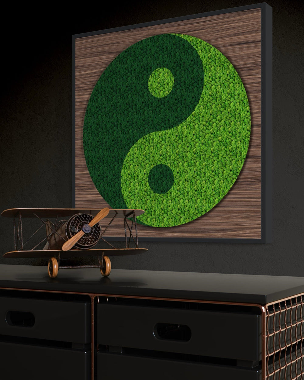 Yin-Yang Moss Art - MossFusion