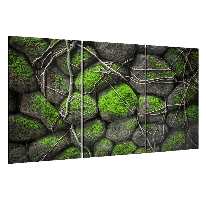 Mossy Stones Mega Glass Wall Art