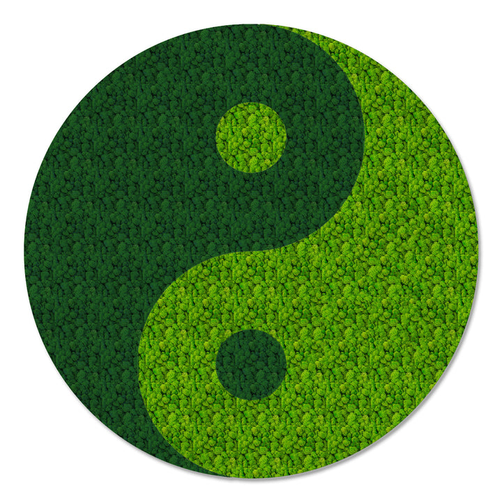 Yin-Yang Moss Art