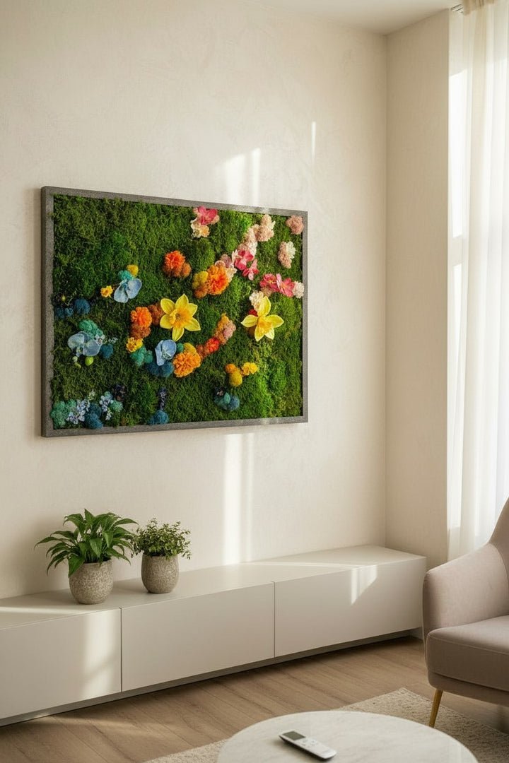 Rainbow Flora - 24" x 30"