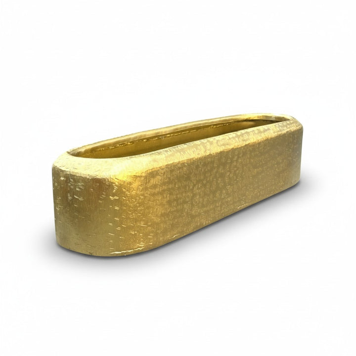 Golden Centerpiece with Preserved Moss