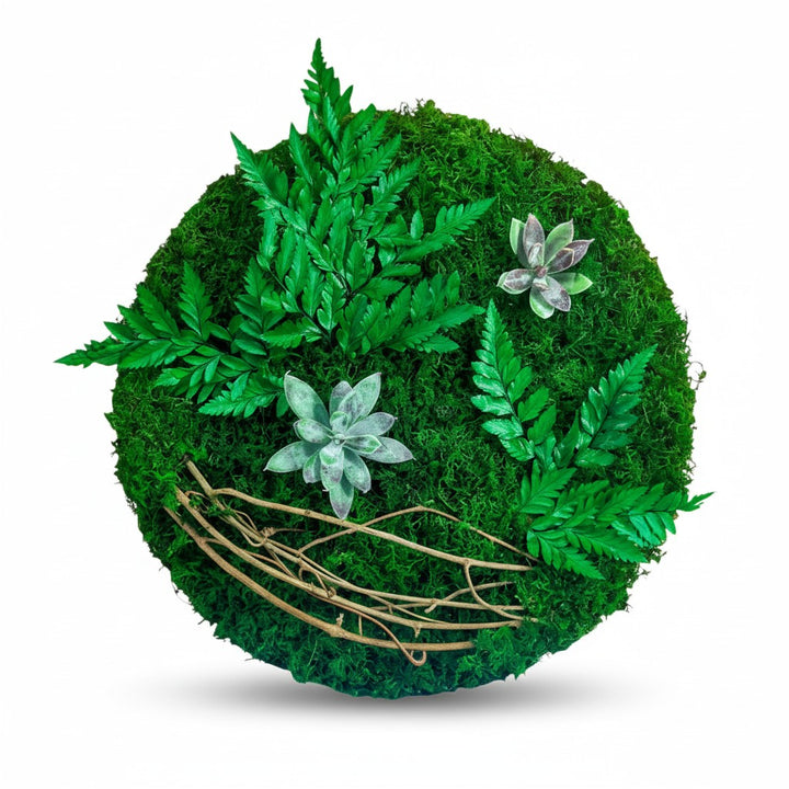 Enchanted Circular Moss Art