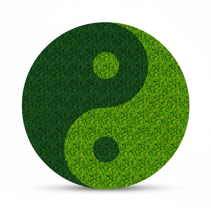 Yin-Yang Moss Art
