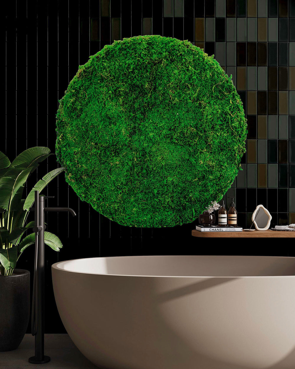 Sheet Moss Circular Hanging Art - MossFusion