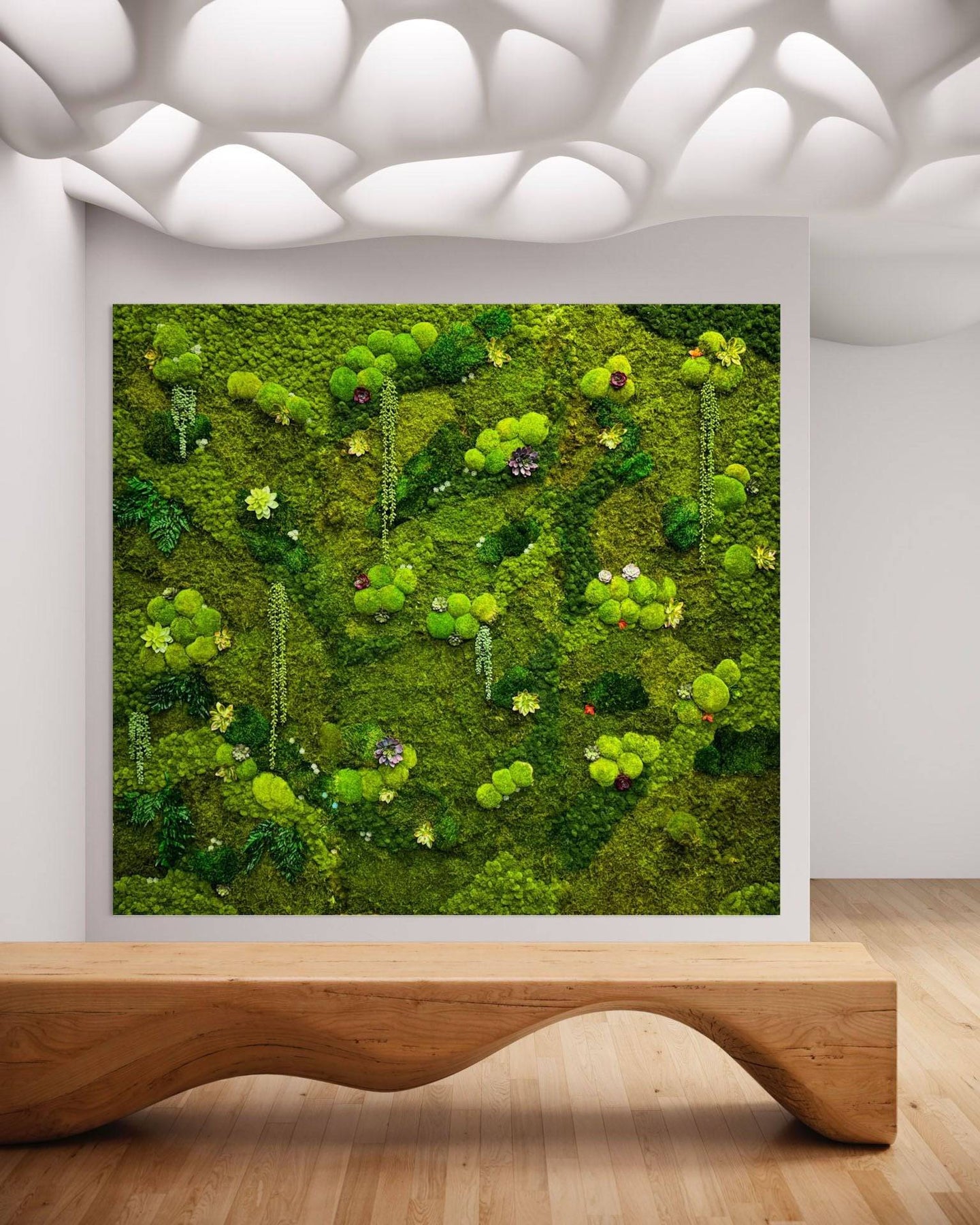Ecosystem Moss Art Panels