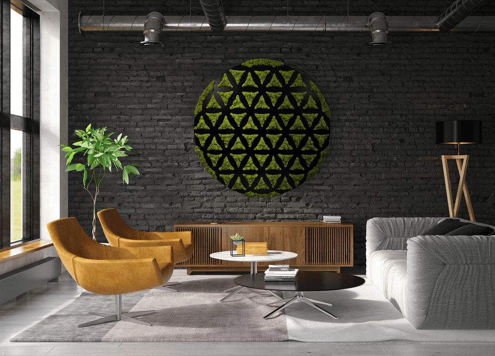 Flower of Life Moss Art - MossFusion