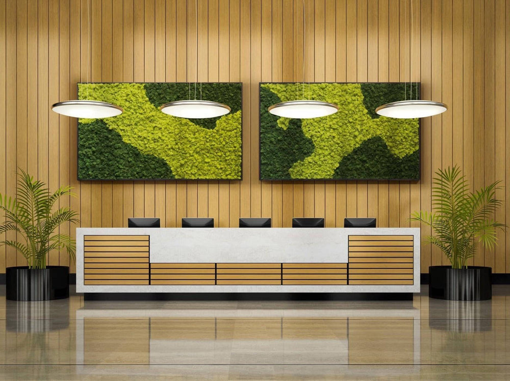 Forest Pattern Preserved Moss Art - MossFusion