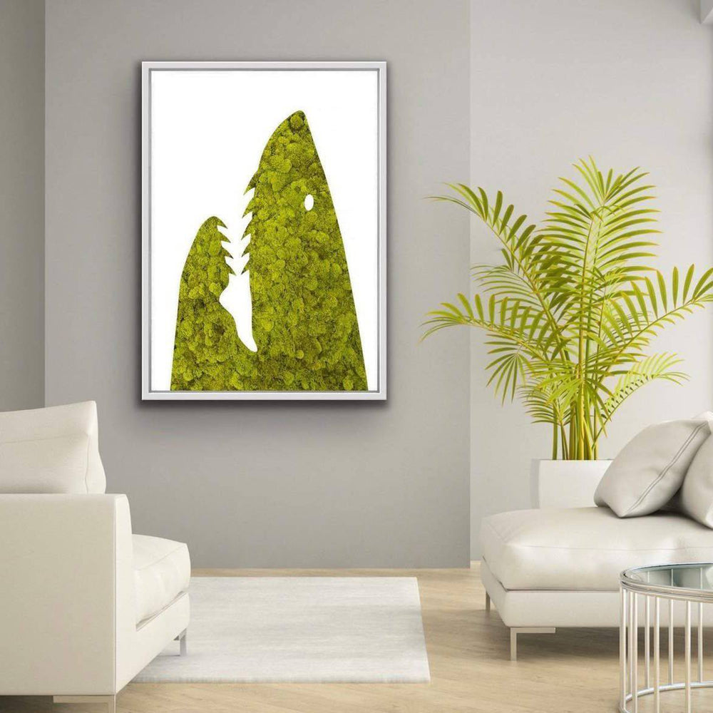 Moss Shark Wall Art - MossFusion