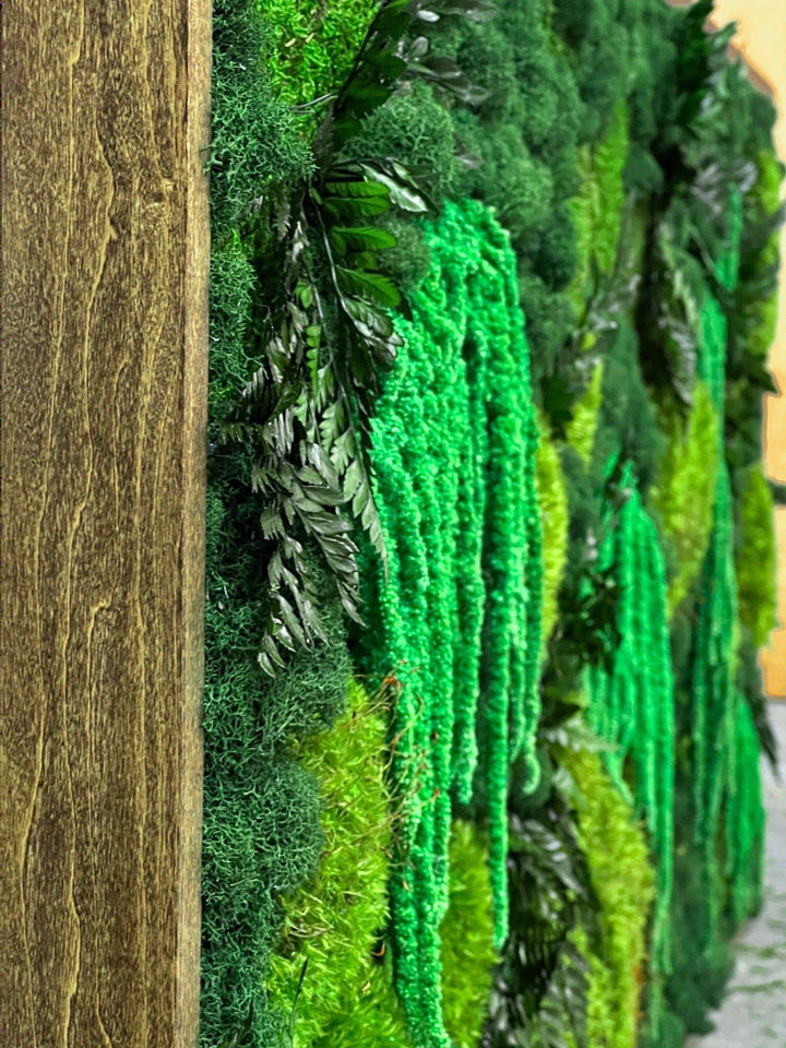 Moss Wall Art with Amaranthus - MossFusion