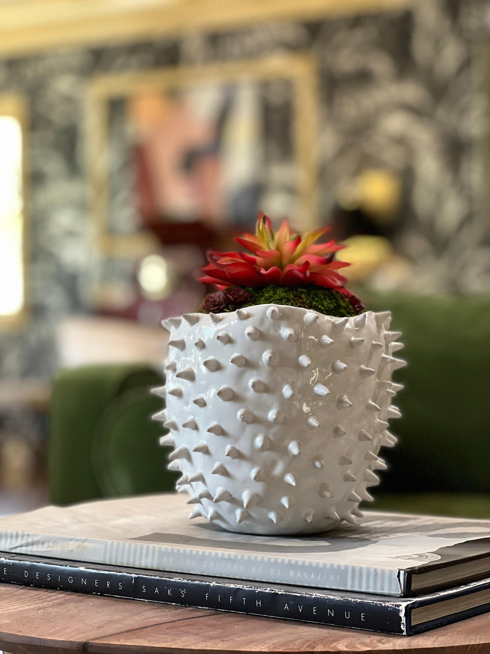 Spiked Pots with Succulents - MossFusion