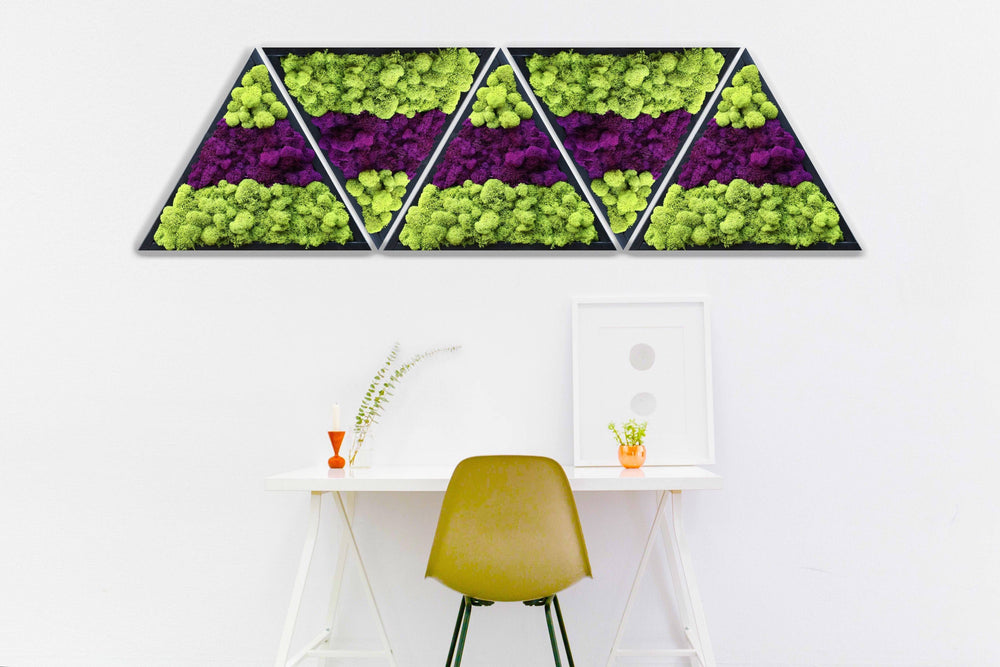 Triangle Moss Art - MossFusion